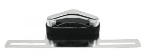 EMPI 9457 : CHROME LICENSE PLATE LIGHT WITH BRACKET 