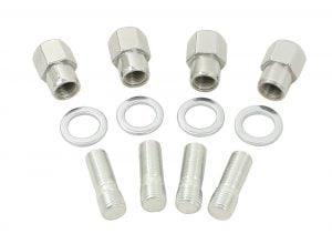 EMPI 9511 : CHROME MAG NUT / STUD KIT 14MM 
