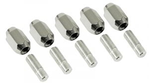 EMPI 9533 : CHROME NUT & STUD KIT 12MM 