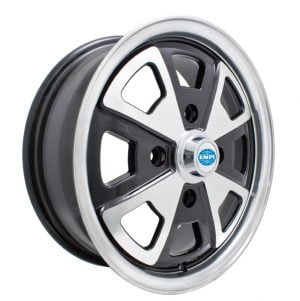 EMPI 9681 : 914 ALLOY WHEEL 5.5inX15in / GLOSS BLACK