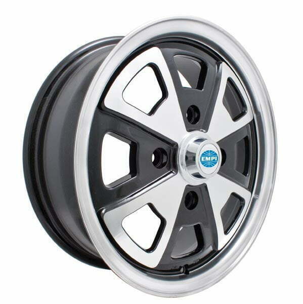 EMPI 9681 : 914 ALLOY WHEEL 5.5inX15in / GLOSS BLACK