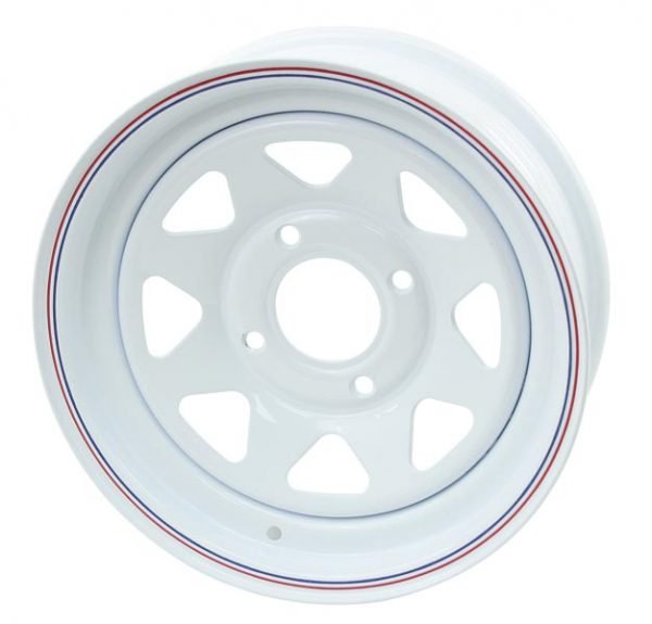 EMPI 10-1003 : WHITE SPOKE 4 LUG / 6in WIDE