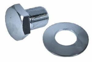 LATEST RAGE 105241: CHROME CRANK PULLEY BOLT / STOCK LENGTH