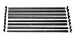 LATEST RAGE 109431: 4130 CHROMOLY PUSHRODS / STOCK VW LENGTH / USA MADE