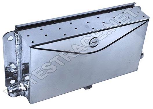 LATEST RAGE 115565-8: RACING BREATHER BOX w/ -8AN FITTINGS / 2in WIDTH