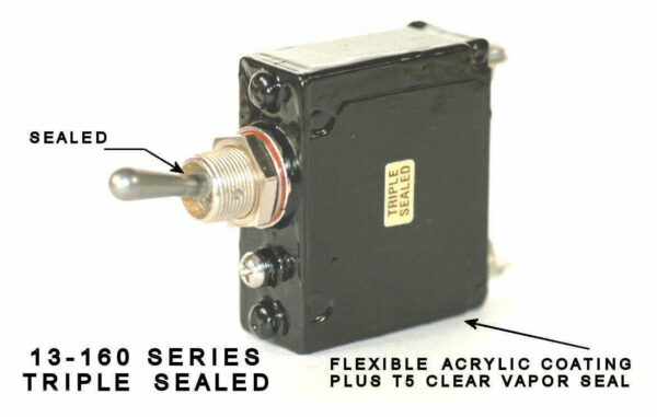 K-FOUR SWITCHES Part Number: 12-160-30 : LEVER SWITCH / CIRCUIT BREAKER / 12V / 30 AMP