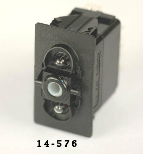 K-FOUR SWITCHES Part Number: 14-576 : ON-OFF-ON CONTURA SWITCH BODY/ TWO LIGHTS