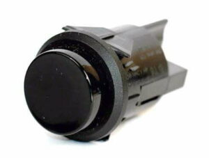 K-FOUR SWITCHES Part Number: 15-131 : SWITCH/ PUSH BUTTON/ 12V-OFF-MOM-16AMP/ ROUND BLACK BUTTON