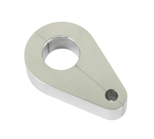 EMPI 17-2832-0 : POLISHED ALUMINUM BRAKE LINE MOUNT / 1in / EACH