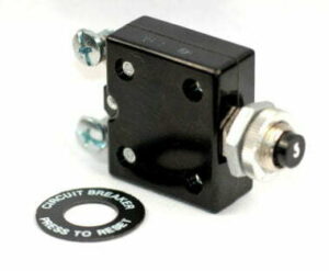 K-FOUR SWITCHES Part Number: 19-166-3 : H/D CIRCUIT BREAKER / PUSH BUTTON RESET / SCREW TERMINALS / 12V 3AMP