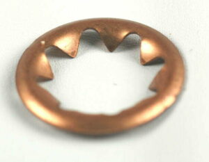 K-FOUR SWITCHES Part Number: 19-566 : PUSH-ON LOCK WASHER FOR 1/2in SMALL INDICATOR LIGHT / QTY 4