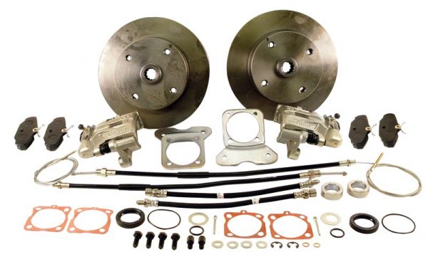 EMPI 22-2870-0 : REAR DISC KIT / WITH EMERGENCY BRAKE / TYPE 1 68-72