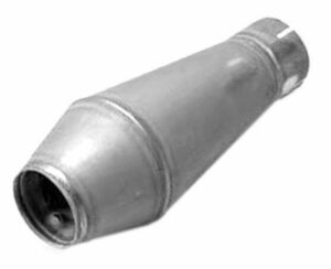 LATEST RAGE 251062R: THE BOMB REGULAR STEEL MUFFLER 13in LONG WITH 3in INLET / EACH