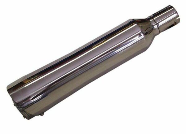 LATEST RAGE 251082: STAINLESS STEEL SPARK ARRESTOR MUFFLER 18in LONG WITH 4in DISC & 2in INLET
