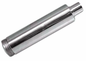 LATEST RAGE 251083: S/S 17in LONG OFF-ROAD STYLE MUFFLER / SPARK ARRESTOR WITH 4in DISC & 2in INLET