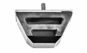 LATEST RAGE 413105B: BLACK URETHANE BUMP STOP 2.5 X 4.5 X 2.5 / BOLT-ON / EACH