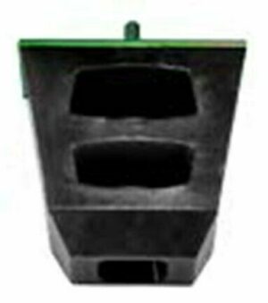 LATEST RAGE 413106B: BLACK URETHANE BUMP STOP 4.5 X 4.5 X 2.5 / BOLT-ON / EACH