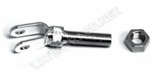 LATEST RAGE 425120CV: CHROME TIE ROD CLEVIS END / EACH