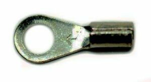 K-FOUR SWITCHES Part Number: 45-103-37 : RING TERMINALS/ NON INSULATED/ 8 GA WITH 3/8 in SCREW HOLE / 6 PACK