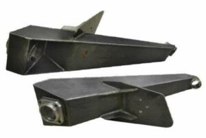 LATEST RAGE 530012: HEAVY DUTY REAR BOX TRAILING ARMS / STOCK WIDTH & 1in LONGER / PAIR