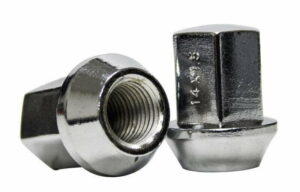 EMPI 70-2872 : STEEL LUG NUTS/CHROME/14MM(4) 