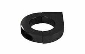 LATEST RAGE 750127B-175: BILLET LIGHT MOUNT BRACKETS/ 1-3/4in/ BLACK/ PAIR