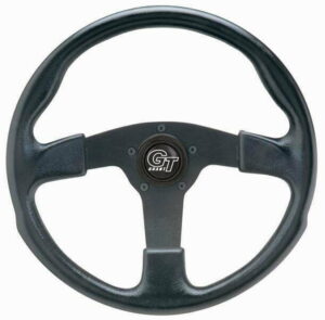 EMPI 79-4032 : BLACK RALLY STEERING WHEEL/13/3 DISH 