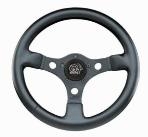 EMPI 79-4036 : BLACK STEERING WHEEL/13/3 DISH 