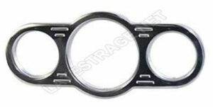 LATEST RAGE 853300A: POLISHED ALUMINUM DASHES / 1 SMALL / 1 LARGE/ 1 SMALL