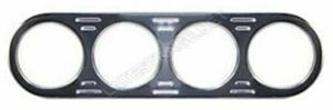LATEST RAGE 853308C: CHROME ALUMINUM DASHES / 4 SMALL