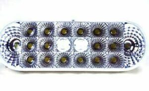 LATEST RAGE 945500A: OVAL LED LIGHT / AMBER LENS