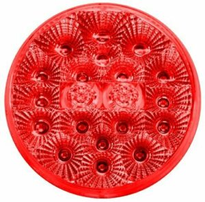 LATEST RAGE 945520R: ROUND LED LIGHT / RED LENS