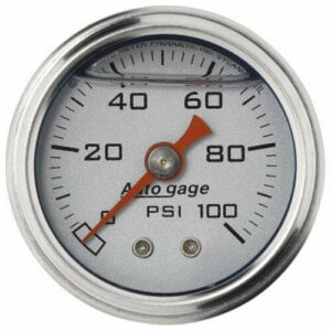 LATEST RAGE AM2180: MINI OIL PRESSURE/ 0-100 PSI/ MECHANICAL
