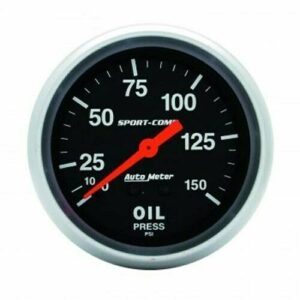 LATEST RAGE AM3423: AUTOMETER GAUGE/ OIL PRESSURE/ 2-5/8/ SPORT COMP