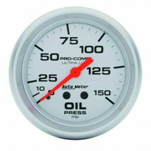 LATEST RAGE AM4423: AUTOMETER GAUGE/ OIL PRESSURE/ 2-5/8/ ULTRA LITE