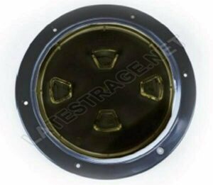 LATEST RAGE DECKPLATE6B: DECK PLATE LID/ 6in ID/ BLACK