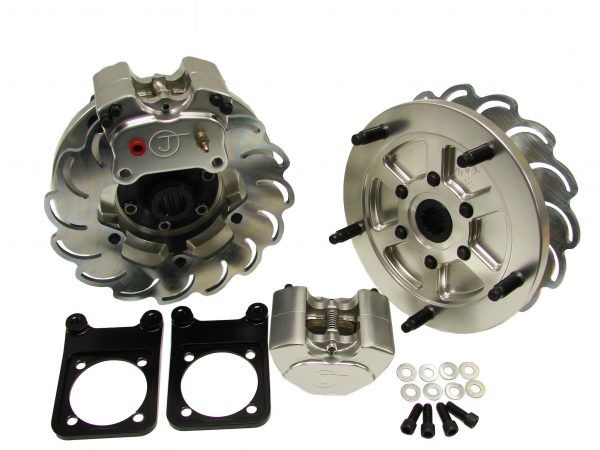JAMAR P/N: JDB203BB : 5LUG SHORT AXLE BRAKE CONVERSION 14MM DISC BRAKE KIT