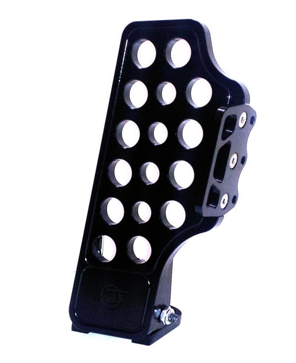 JAMAR P/N: JPA1BB : BILLET THROTTLE PEDAL BLACK W/HOLES