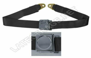 LATEST RAGE LAP-LBK: ROUND LOGO LAP BELT/ BLACK