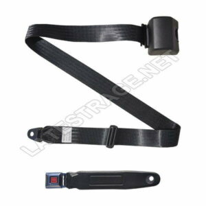 LATEST RAGE LAPRT-PBK: PUSH BUTTON BUCKLE LAP BELT/ BLACK
