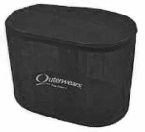 LATEST RAGE OW10-1038BK: OUTERWEARS PREFILTERS/ 5-1/2 X 9 X 6 OVAL/ BLACK