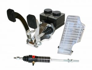 JAMAR P/N: JBP5000X : BILLET PEDAL ASSEMBLY FOR 4 WHEEL DISC BRAKE, WITH BILLET THROTTLE PEDAL