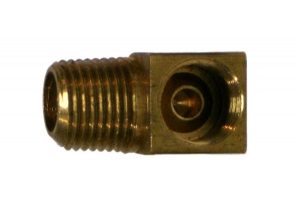 JAMAR P/N: JBR-120 : 402 X 3 BRASS 1/8npt x 3/16 line 90 DEGREE