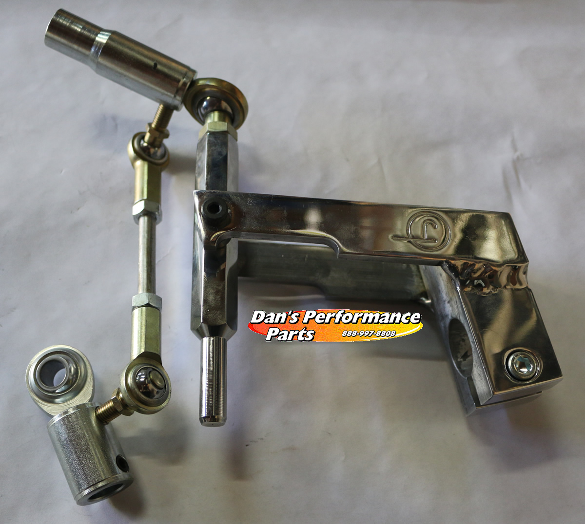 JAMAR MID ENGINE SHIFTER LINKAGE KIT / POLISHED - Dan's